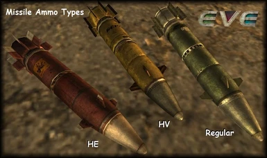 EVE 1-11 Missile Ammo Types