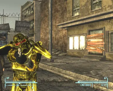 Golden T45d Powerarmor at Fallout New Vegas - mods and community