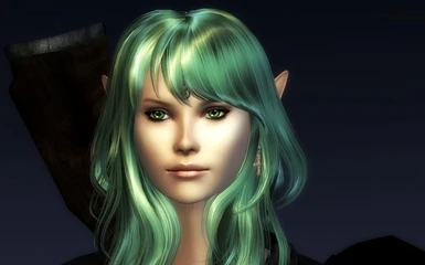 Hair 10 Hair colour are normal That s not a preset Is a custom green