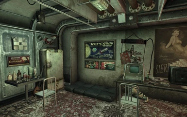 Bunker Sleep Area with some trophies added