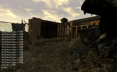 behind the house