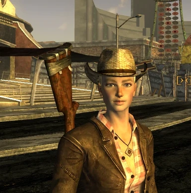 Altered Cass with her hat on