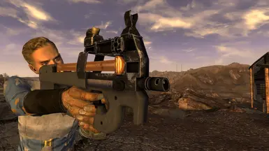 New Vegas Mod Reviews: Heckler & Koch P90c (Fallout 2 Tribute) 