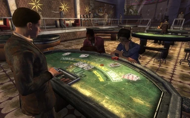 Tops Casino Blackjack Table