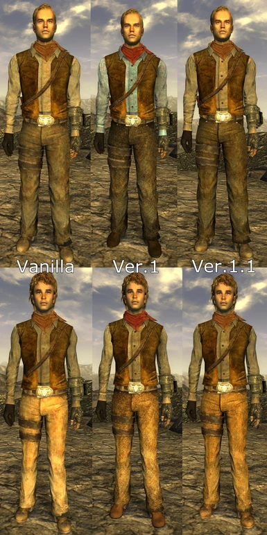 fallout new vegas all clothing