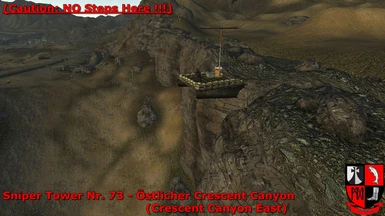 Sniper Tower Nr 73 - Oestlicher Crescent Canyon _Crescent Canyon East