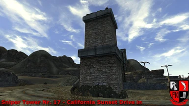 Sniper Tower Nr 17 - California Sunset Drive in