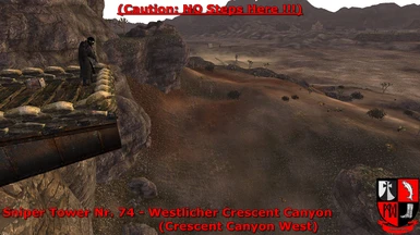 Sniper Tower Nr 74 - Westlicher Crescent Canyon _Crescent Canyon West