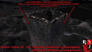 Sniper Tower Nr 23 - Mountain Shadows Campingplatz _Mountain Shadows Campground