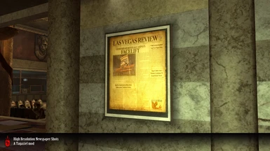 Newspaper case in-game