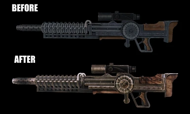 Gauss Rifle Before and After