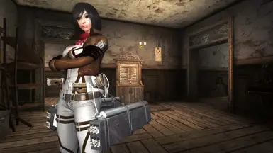 attack on titan mikasa armor T6M and Type3