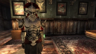 Silver Red Legate Armor