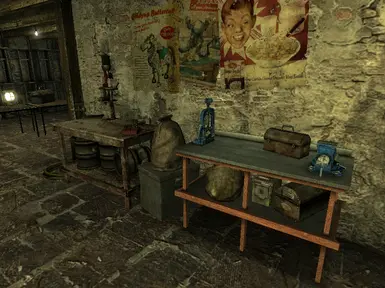 Personal Cap Counterfeiting Shack and Basement at Fallout 