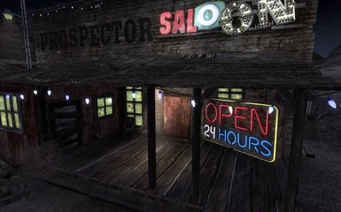 Inside Prospector Saloon on the Bar