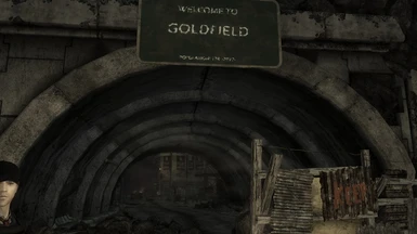 Gold field village entrance tunnel WIP