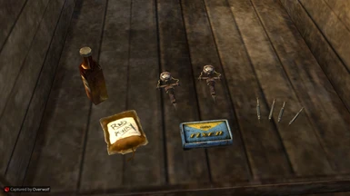 The items inside the box