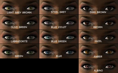 The beautiful eyes added by this mod