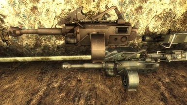 Grenade Machinegun in game 01