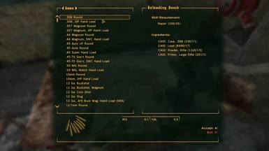 Fallout new vegas ammo crafting mods