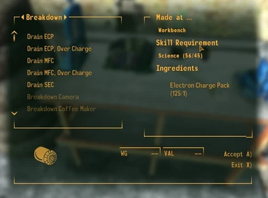 fallout new vegas electron charge pack
