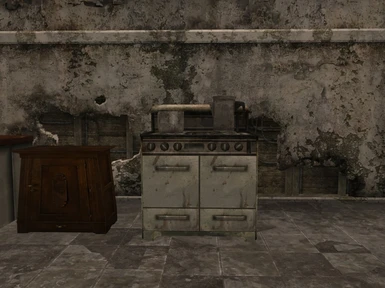 Stove with coffee pot