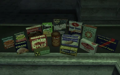 Fallout Food Package Retexture Compilation