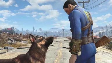Fallout 4 screenshot character dog  1 