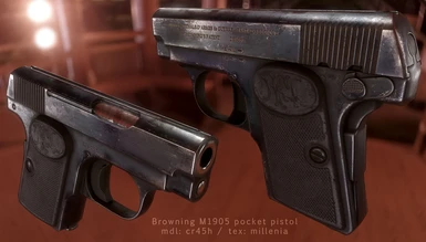 FN M1905 pocket pistol
