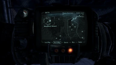 Abandoned Outpost Location - Pipboy Map
