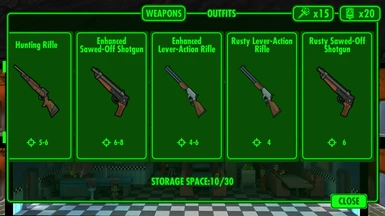 fallout new vegas geck put perks on weapons