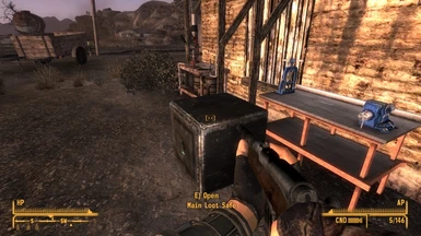 Main Loot Container position