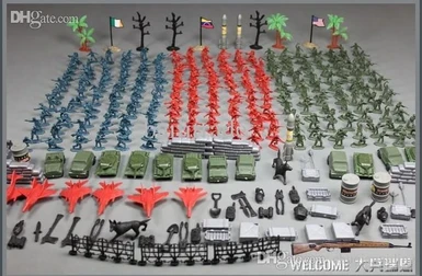 wholesale 284pcs lot world war ii toy soldiers