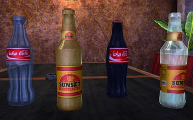 New Sunset Sarsaparilla and Nuka Cola Bottles