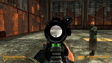 Crosshair on showing zeroing 2