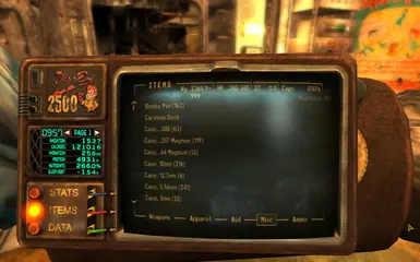 pip boy 2500 new vegas