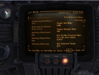 fallout 3 pc console commands