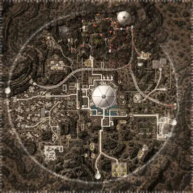 Fallout New Vegas - Map of West Coast Civilizations : imaginarymaps