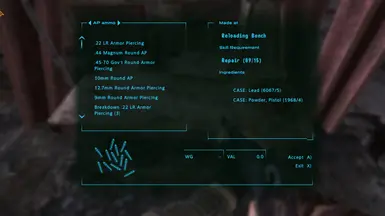 Missing Ap Ammo Armor Piercing At Fallout New Vegas Mods