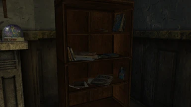 Right bookshelf