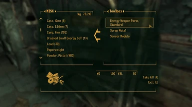 Parts can be found in toolboxes throughout the Wasteland