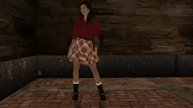 plaid skirt