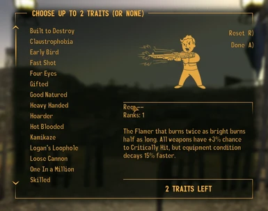 fallout new vegas best starting special stats