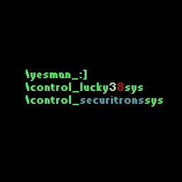 Yes-Man Control Lucky 38