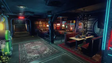 New decorated and enlighted dining area within the main hall