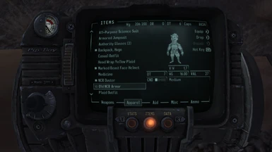 Similarly, Old NCR Armor now has a better icon. Its stats were brought in line with other NCR armors, as it was hopelessly inferior!
