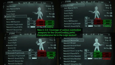 3.0 Cowboy and Grunt Weapons 1