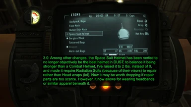 3.0 Space Suit Helmet Rebalance