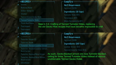 3.0 Tunneler-backed Armors