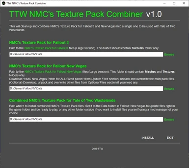 TTW NMC Installer Package